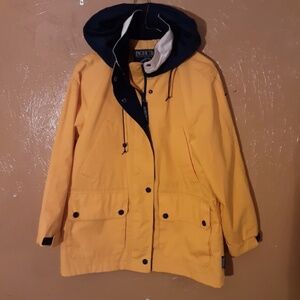 BRAND NEW XS PETITE Pacific Trail Hooded Jacket yellow